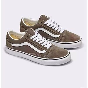Vans old skool walnut color brand new size 8.5 mens or 10 in womens